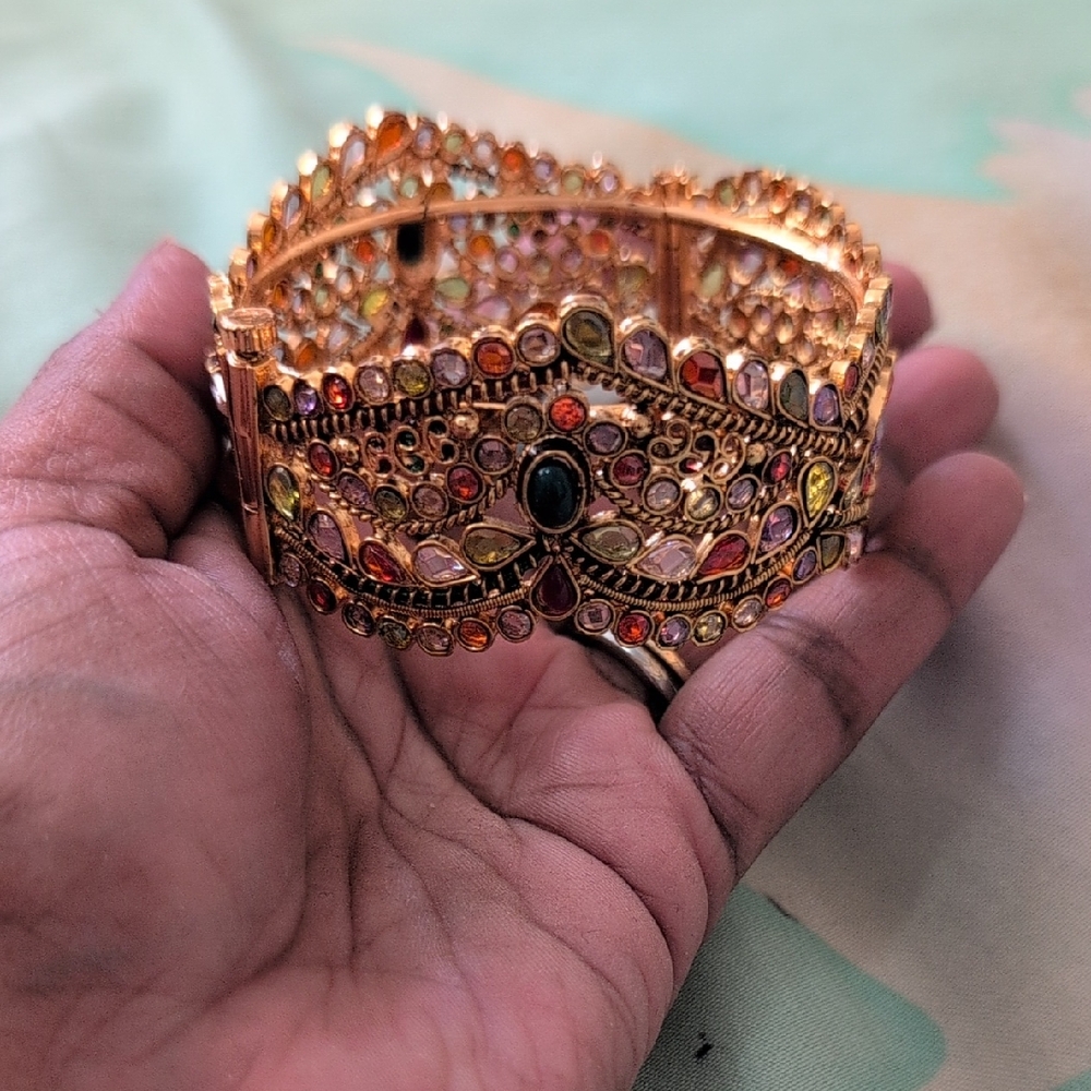 Elegant Multicolor Gemstone Bracelet